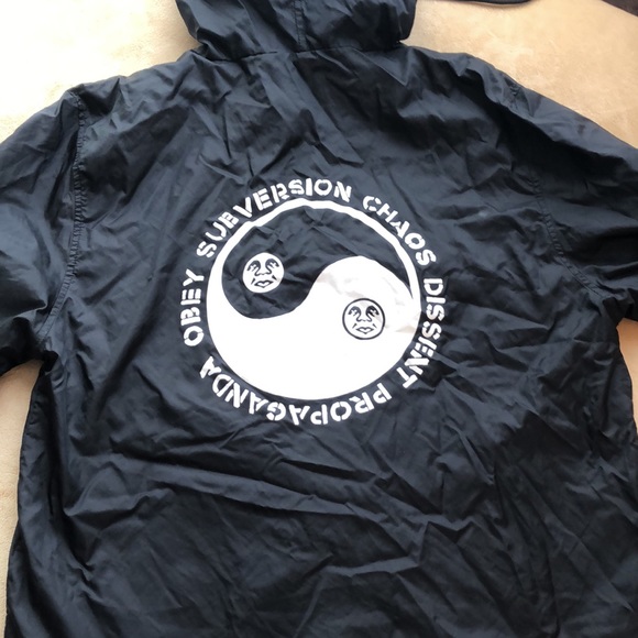 OBEY windbreaker 🖤 - Picture 1 of 8